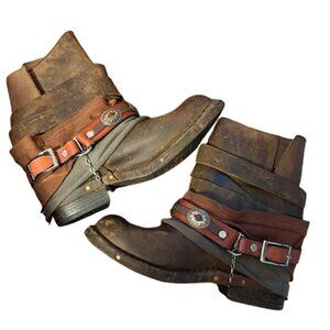 Jeffrey Campbell Distressed Brit Boots